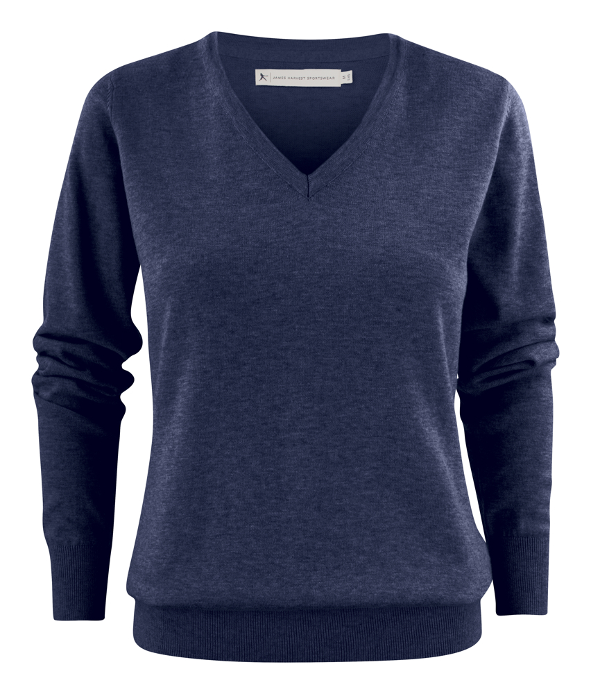 Ashland V  Gebreide Sweater Dames - Blauw Mêlée