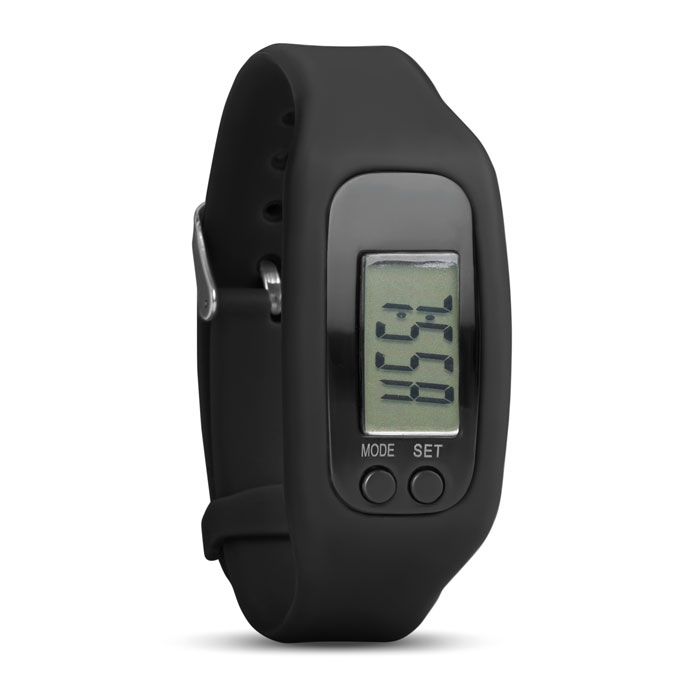 BRATARA - Pedometer armband - zwart