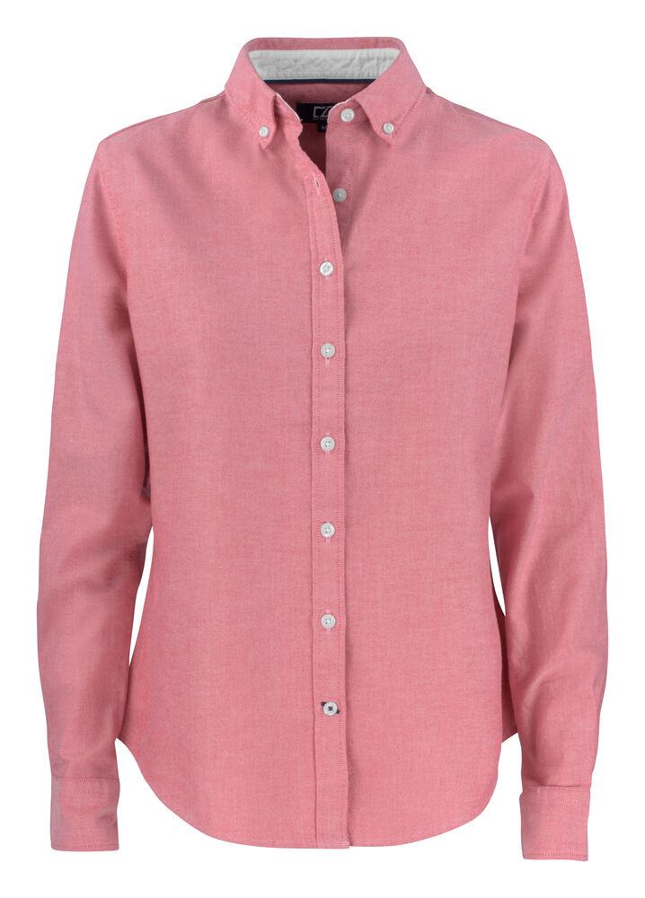 Cutter & Buck - Belfair Oxford Shirt Dames - rood
