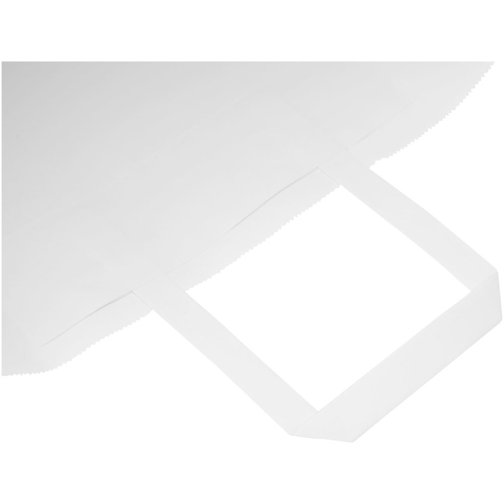 Papieren tas 80-90 g/m2 gemaakt van kraftpapier met platte handgrepen - 32 x 12 x 40 cm